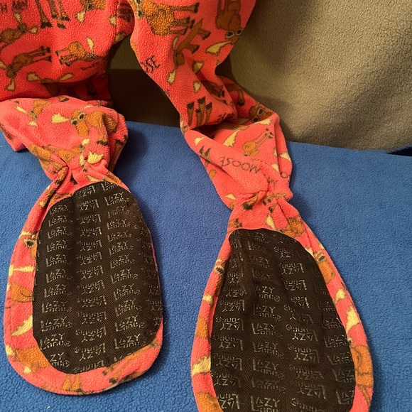 Lazy One fleece footed moose pajamas - Picture 8 of 8